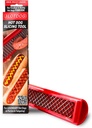 SLOTDOG - Hot Dog Slicing Tool - Stainless Steel Cutter Blades for Kitchen, Grilling, Tailgating, Camping and Backyard Outdoor BBQ - 10 inch - Red