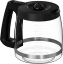 12-Cup Coffee Maker Glass Carafe Replacement Compatible with Hamilton Beach Coffee Maker Models 46310, 49980R, 49976, 49350, 49980A, 49980Z, 49983, 49618, 46300, 49966 1 Pack