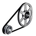 Fantech DP-24-DX Motor Fan Pulley, Bushing If Required and Belts, 24"