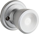 Kwikset 788A Signature Series Abbey Single Dummy Door Knob, Satin Chrome