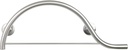 30-inch Designer Curved/Waved Bathroom Shower Grab Bar with Towel Bar, Right-Handed, Satin