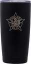 Chicago Police Department Tumbler Stainless Steel Black W/Clear Lid 20oz. 13723
