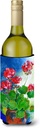 Caroline's Treasures BMBO1118LITERK Geraniums by Maureen Bonfield Wine Bottle Hugger Bottle Cooler Sleeve Hugger Machine Washable Collapsible Insulator Beverage Insulated Holder