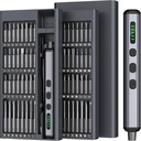 Mini Electric Screwdriver 3.7V, Cordless Screwdriver Set, Precision Electric Screwdrivers 72-in-1 Magnetic Bits, Rechargeable Portable Repair Tool Kit for Electronics Laptops Glasses Clocks