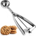 Saffron & Sage Stainless Steel Cookie Scoop - 2 Tbsp Heavy Duty Cookie Dough Scoop, Comfortable Handles with Smooth Spring Action Releases Food Easily, Multipurpose, Rust Resistant and Dishwasher Safe