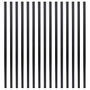 Myard 29 Inches Classic Hollow Round Aluminum Deck Balusters Furniture for Deck Railing Porch (25-Pack, Matte Black)