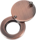 TEHAUX Copper Privacy Door Viewer Cover Rotatable Anti-Peeping Lid for Home Security Sturdy Protection for Peepholes Compatible Standard Doors