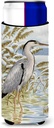 Caroline's Treasures Blue Heron In The Water Michelob Ultra Koozies for Slim Cans, Multicolor