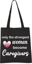 VAMSII Caregiver Tote Bag - Appreciation Gifts Canvas Bag for Women - Caretaker Supplies