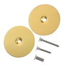 Ciieeo Stainless Steel Door Bore Hole Cover Plate Security Lock Hole Filler Easy to Install Enhance Home Security