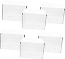 6Pcs Transparent Tiramisu Boxes Clear Cake Carrier Decorative Biscuit Containers Bakery Packing Boxes for Desserts and Pastries