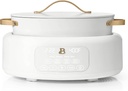 Beautiful 10 in 1,- 6qt Electric Multi-Cooker by Drew Barrymore 7 Preset Functions, Touch-Activated Digital Display Perfect For Healthy.White Icing,Multi-Functionality,Easy Cleaning
