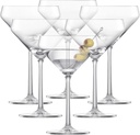 ZWIESEL GLAS Pure Martini Glass (Set of 6), Cocktail Glasses for Martini, Dishwasher-Safe Machine-Made Tritan Crystal Glasses, Made in Germany (12.3 Ounce)