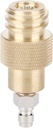 Soda Adapter, TR21-4 Male Thread Brass Soda Water Adapter Connector Accessories for Club