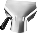 Garneck Fry Scoop for Baggies French Fries Holder Scoop Stainless Steel Handle