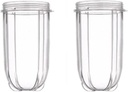 Magic Bullet Replacement Cups, 2 PCS Replacement 16 Ounce Jar Cups Fit For 250W Magic Bullet MB1001 Series Juicer Mixer