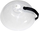 Oven Oil Cap Microwave Lid Heat Sealed Plastic Dishwasher Safe Food Cover Large Splatter Guard 26.5x10.5cm Random Color
