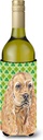 Caroline's Treasures SC9570LITERK Buff Cocker Spaniel Lucky Shamrock St. Patrick's Day Wine Bottle Hugger Bottle Cooler Sleeve Hugger Machine Washable Collapsible Insulator Beverage Insulated Holder