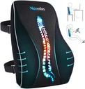 Niceeday Lumbar Support Pillow for Office Chair Car Back Support Pillow, Memory Foam Gaming Chair Desk Chair Back Cushion for Lower Back Pain Relief, Ergonomic Back Rest,Stocking Stuffers