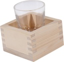Wooden Box Sake Mugs Japanese Saki Cups Set Home Sake Set Creative Design