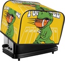 Oven Cover Kitchen Bread Machine Protector,4 Slice Toaster Cover For Home,Fingerprint Coaster Cover,Kitchen Small Appliance,T-Rex Playing Football