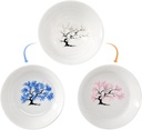 Tea Cup, Peach Blossom Sake Cups with Thermochromic Design, Ceramic Sake Cup for Japanese Sake and Tea