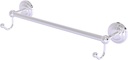Allied Brass PQN-41-18-HK Prestige Que 18 Inch Integrated Hooks Towel Bar, 18", Polished Chrome