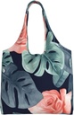 Watercolor monstera pattern Canvas Tote Bag Reusable Grocery Bags Shopping Bags Large Canvas Bags with Handles