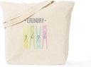 CafePress Laundry Tote Bag Reusable Natural Beige Canvas Shopping Bag