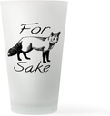 CafePress For Fox Sake Pint Glass, 16 oz. Drinking Glass