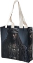 Canvas Tote Bag for Women Reusable Grocery Bag Chain And Fringe Clothing Shopping Bags Casual Shoulder Bag Handbag
