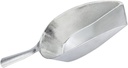 Alipis Thick Aluminum Ice Scoop 12-inch Food and Candy Shovel Sturdy Aluminum Alloy Kitchen Scoop for Ice Cubes Flour and Grains for Home and Commercial Use
