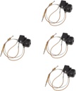Kisangel 4sets Outdoor Patio Heater Thermocouple and Tilt Replacement Kit Compatible Propane Gas Heaters Safety by Automatically Shutting Off When Overheating Tilting