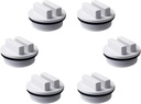 ATIE 1.5" Threaded Pool Spa Return Line Winterizing Plug & Filter Drain Plug SP1022C with O-Ring for Winterizing Pools and Most Hayward Pentair Filters (6 Pack)