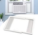 Window Air Conditioner Side Panel with Frame,AC Insulation Side Panels Curtain Kit,Fits for Most 8000BTU Window AC Units