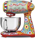 Dolce and Gabbana x Smeg SMF03DGUS Retro Style 5 Quart Stand Mixer,"Sicily Is My Love," Collection