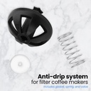 Coffee Replacement Brew Basket Spring Loaded Stopper Kit 00607701 Replacement Coffee Maker Compatible with Almost All Brands