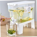 Water Dispenser for Fridge, 3.5L Fridge Water Dispenser with Tap & Lid, Ice Beverage, Drink Container for Kitchen, Party, Bar, Buffet