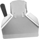 OUNONA French Fries Shovel Stainless Steel Kitchen Scoop Food Shovel Sturdy Handle for Commercial Use for Serving French Fries and Snacks