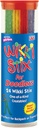 Wikki Stix for Doodlers - Kid's Travel Essential: Portable Creativity On-The-Go! Pack of 24 Wikki Stix in Neon and Primary Colors. Made in USA ! 3 & Up.