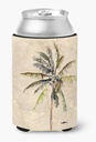 Caroline's Treasures 8482CC Palm Tree Can or Bottle Hugger Cooler Washable Drink Sleeve Collapsible Beverage Insulated Holder, Can Hugger, Multicolor