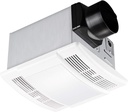 Tech Drive Bathroom Exhaust Fan With light,Very Quiet 90 CFM,1.5 Sone, E26 LED blub 3000K 800LM,Ceiling Mounted Ventilation Fan,Easy to Install,White Plastic Grille