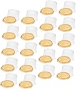 50Pcs Clear Plastic Cake Display Box with Lid Cake Carrier for Birthdays Weddings Showers Safe Food Contact for Desserts and Party Favors
