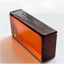 Transparency Colored Clear Glass Blocks - Rectangular Crystal Bricks for Home, Office, Bar, and Hotel Decor(Brown)