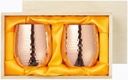日本陶彩 Set of 2 Pure Copper Locking Cups