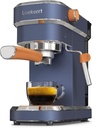 Laekerrt Espresso Machine, Expresso Coffee Machines, 20 Bar Cafetera Espresso with Milk Frother Steam Wand for Home, Compact Small Stainless Steel Coffee Maker for Latte and Cappuccino, Blue