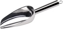 Ice Scoop for Freezer Stainless Steel bean Flour Utility Scooper for Ice Maker Kitchen Bar Party Wedding, Heavy Duty, Dishwasher Safe 6 OZ Utility Flour Scoop (Straight Handle-1pc)