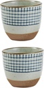 2pcs Hand Painted Japanese Style Sake Cups Delicate Sake Containers for Home Use for Special Occasions