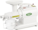 Tribest Greenstar GS-2000 Slow Masticating Juicer, Twin Gear Cold Press Juicer & Juice Extractor, White