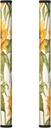 Refrigerator Door Handle Covers Set of 2 - Flower Sunflower - Washable Kitchen Appliance Handle Covers for Microwave Stove Oven Dishwasher Fridge Handle Protector